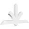 Ekena Millwork Redmond Architectural Grade PVC Gable Bracket, 72"W x 36"H x 4"D x 6"F, 12/12 Pitch GBP072X36X0406RED00 - alternate 1